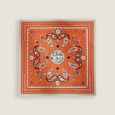 新入荷 カレ Hermès | 《ボタニカ・グラフィカ》 ダブルフェイス90 小物